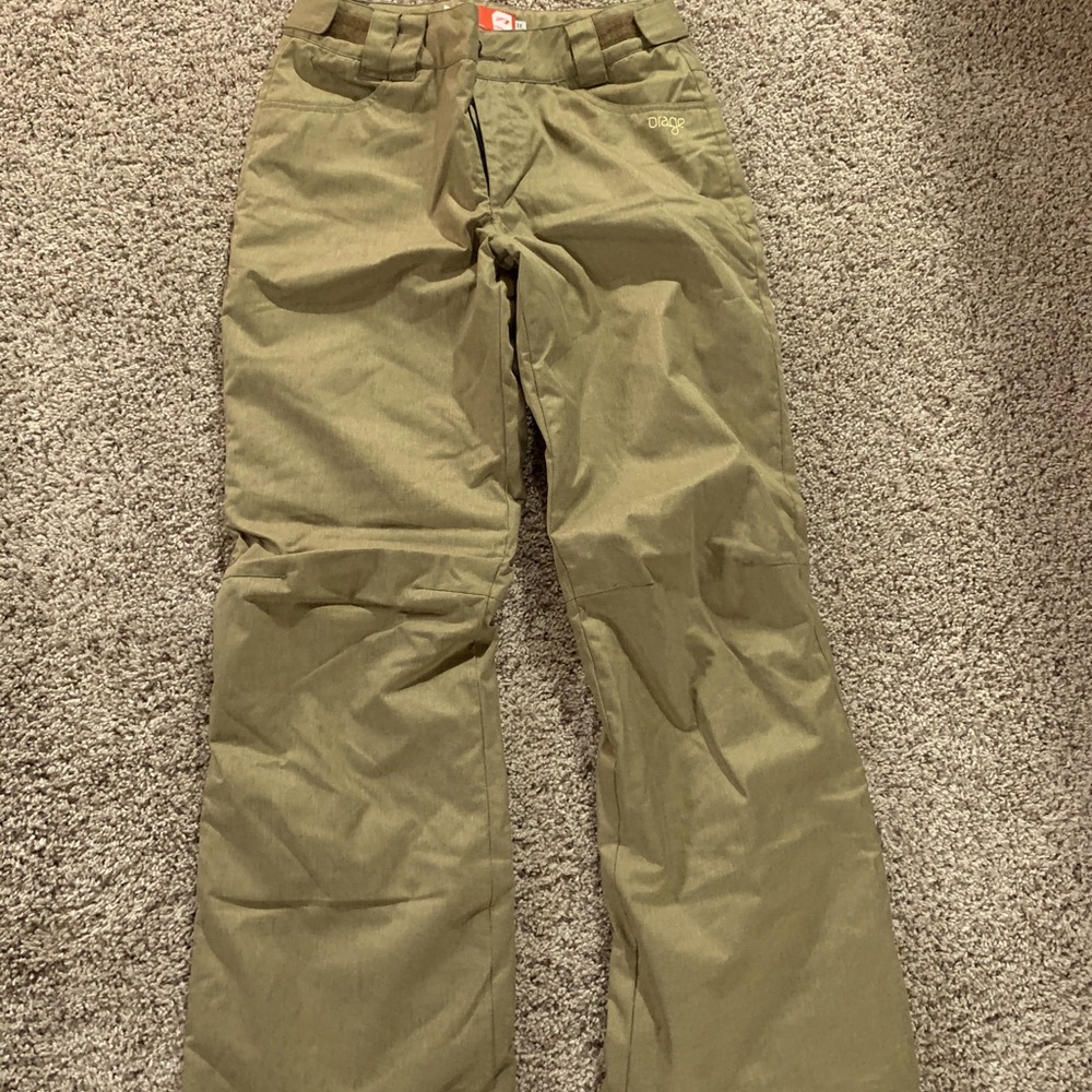 Tan ski or snowboard pants